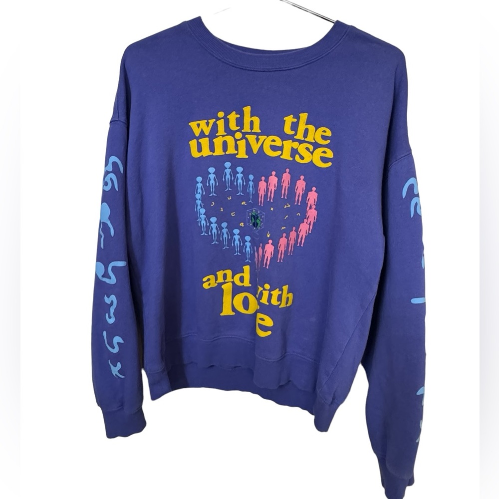 Coney Island Picnic With The Universe And Love Alien Sweatshirt Women’s S